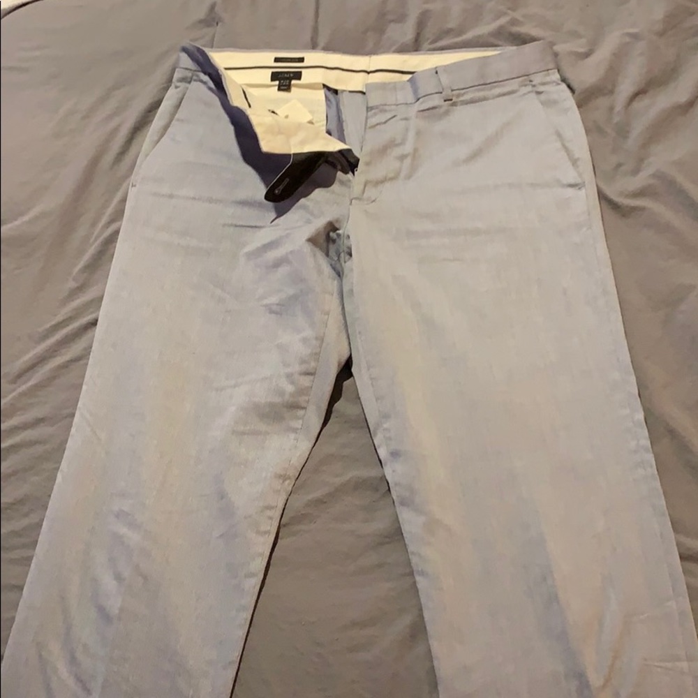 J Crew ludlow 32x34 Seersucker pants